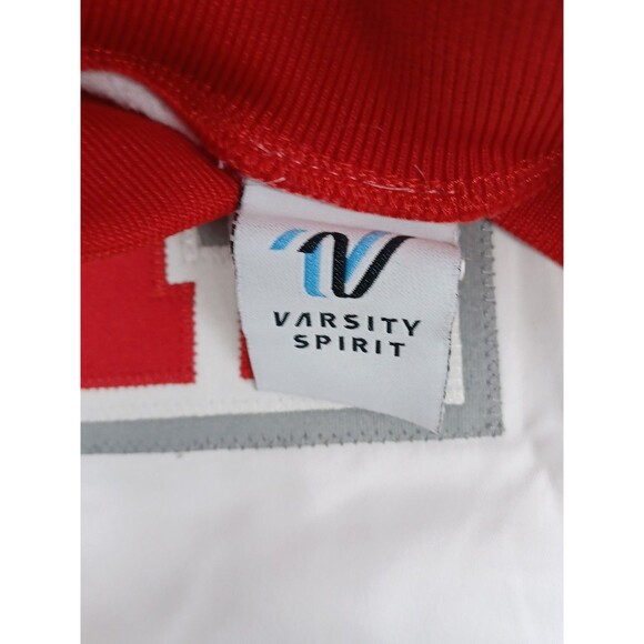 Vtg Varsity Spirit Cheerleader Pullover Jacket HHS White Red SMALL - Picture 6 of 7